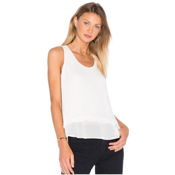 Rebecca Taylor Ella Layered Tank Top - Picture 1 of 10